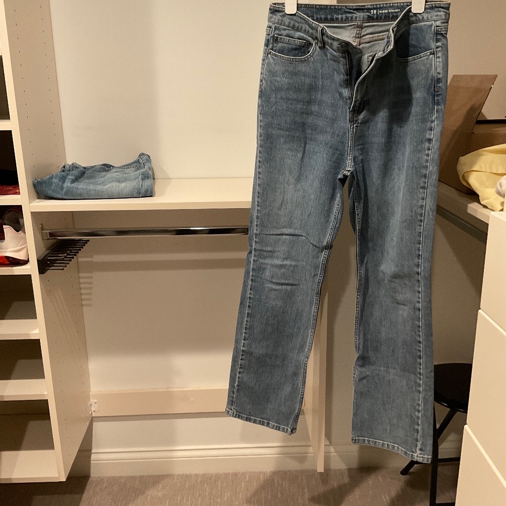 The Normal Brand High Rise Straight Jean